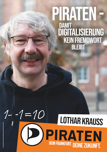 DINA1-Motiv3: PIRATEN - Damit Digitalisierung kein Fremdwortbleibt - Lothar Krauß