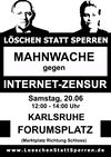 Flyer für Karlsruhe