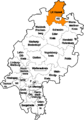 Locator map LK KS in Hessen.svg