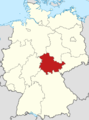 Locator map Thuringia in Germany.svg